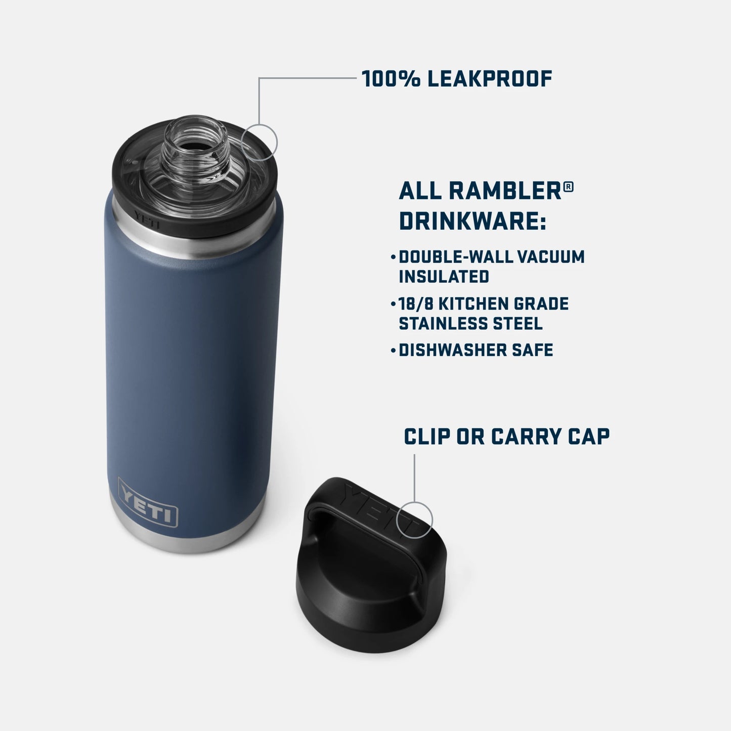 Cubbies™ Rambler® 26 oz Water Bottle - US 4551