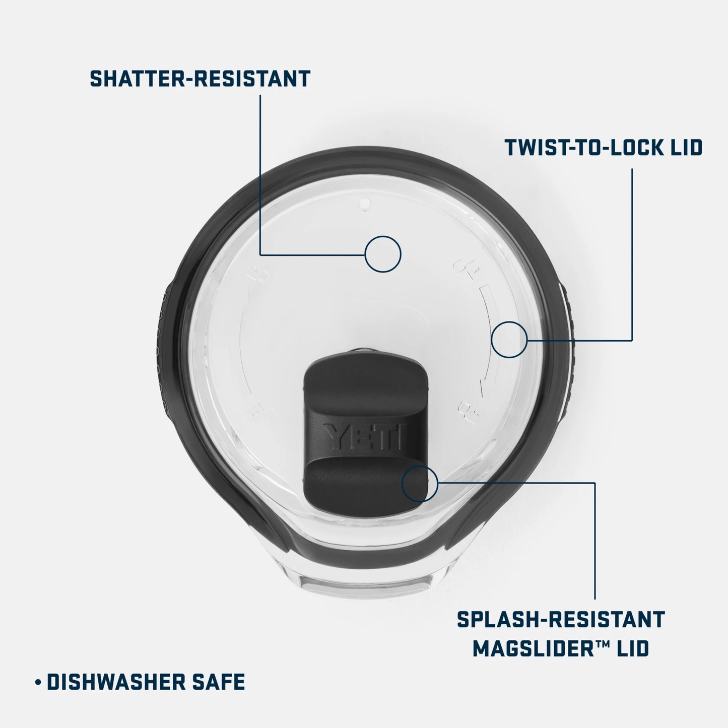 34 oz Twist-To-Lock MagSlider™ Pitcher Lid - US 5247