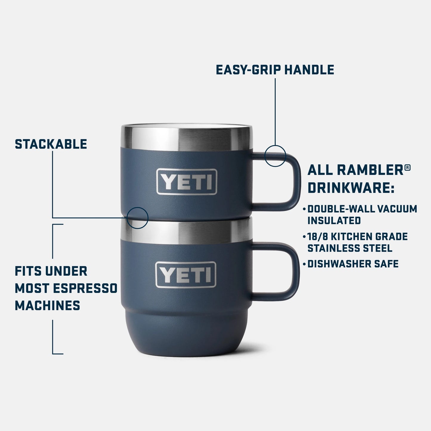 6 oz Stackable Mugs - US 3595