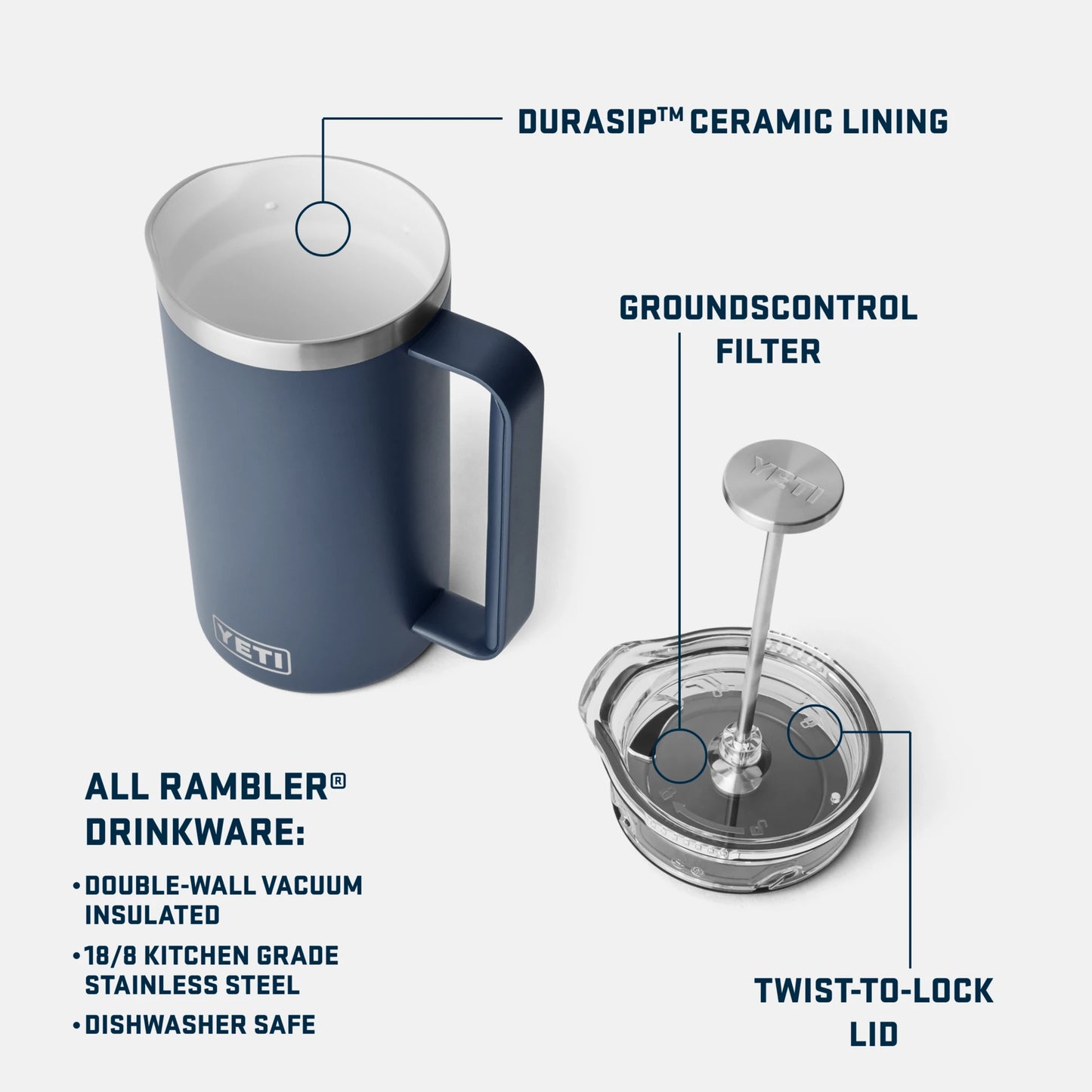 34 oz French Press - US 2872