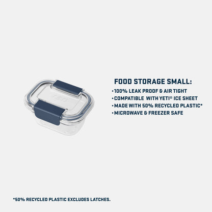 Small Plastic Food Storage - US 3673